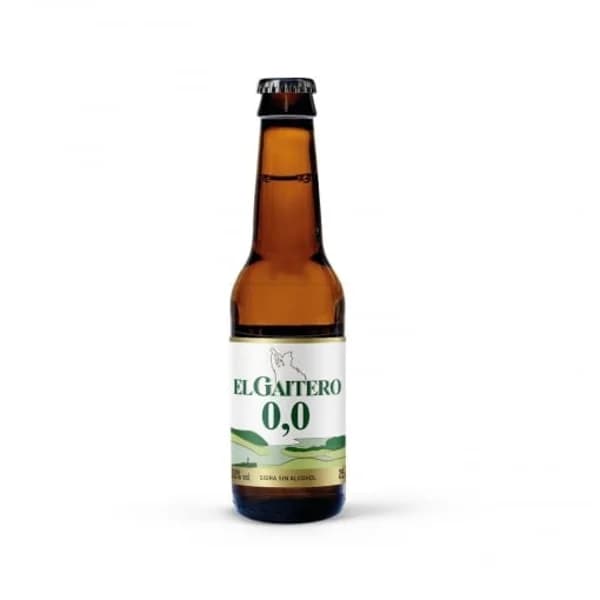Sidra El Gaitero sin alcohol sin gluten botella 25 cl. - 0.25 l - Imagen del producto en Findit