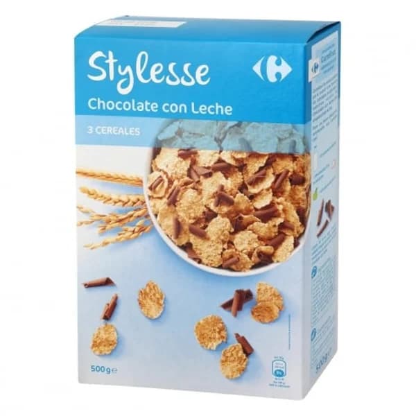 Cereales con chocolate Stylesse Carrefour 500 g. - 0.5 kg - Imagen del producto en Findit