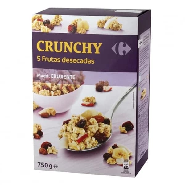 Cereales con frutas desecadas Muesli Carrefour 750 g. - 0.75 kg - Imagen del producto en Findit