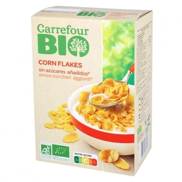 Cereales ecológicos Corn Flakes Carrefour Bio 500 g. - 0.5 kg - Imagen del producto en Findit