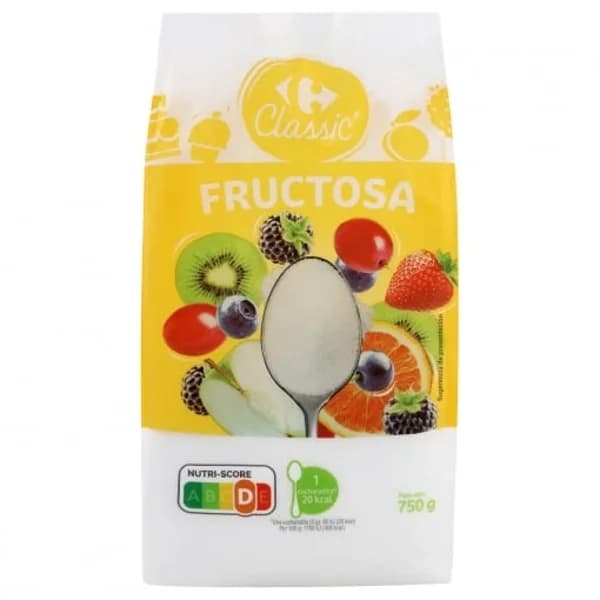 Fructosa Classic Carrefour 750 g. - 0.75 kg - Imagen del producto en Findit