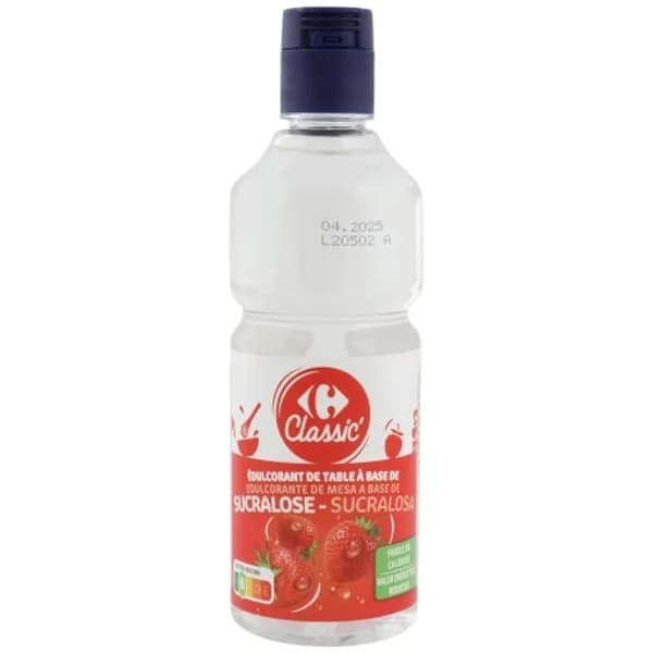 Edulcorante líquido Cassic Carrefour 200 ml. - 0.2 l - Imagen del producto en Findit