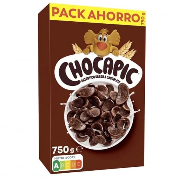 Cereales integrales con chocolate Chocapic Nestlé 750 g. - 0.75 kg - Imagen del producto en Findit
