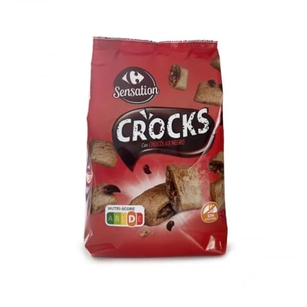 Cereales Rellenos de Crema de Chocolate Negro Carrefour Sensation 500 gr. - 0.5 kg - Imagen del producto en Findit