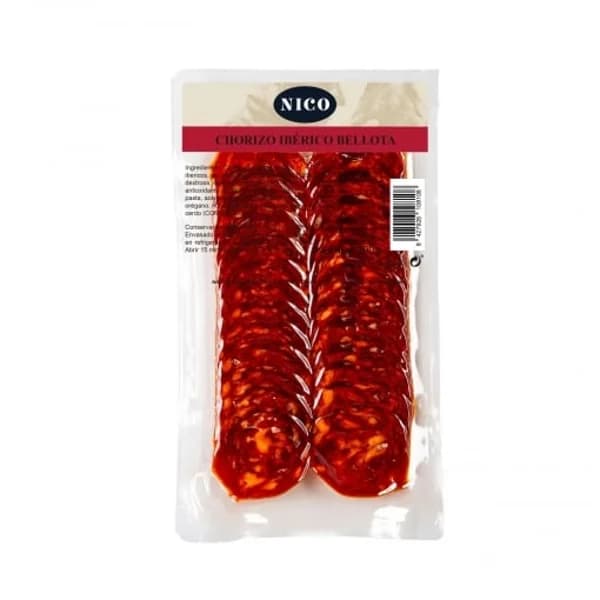 Chorizo ibérico en lonchas Nico 100 g - 0.1 kg - Imagen del producto en Findit
