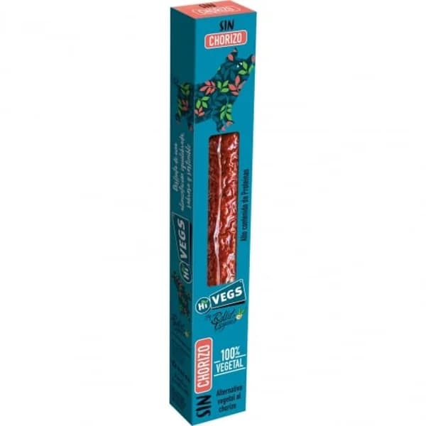 Chorizo Vegano en forma de rollito Hi Vegs sin gluten 110 g - 0.11 kg - Imagen del producto en Findit