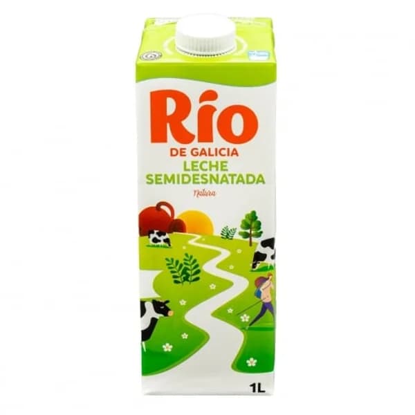Leche semidesnatada Rio brik 1 l. - 9 l - Imagen del producto en Findit