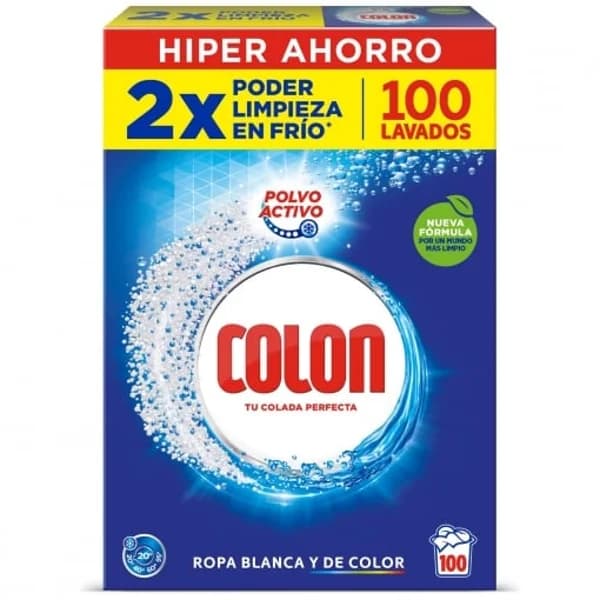 Detergente en polvo Colon 100 lavados. - 1 ud - Imagen del producto en Findit