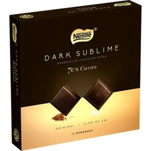 Bombones chocolate negro dark sublime 85 g - 1 ud - Imagen del producto en Findit