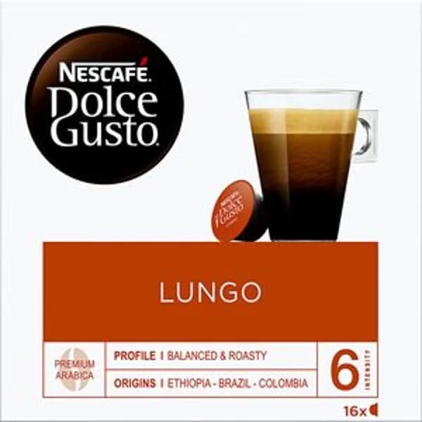 Café lungo 16 cápsulas - 15.97 ud - Imagen del producto en Findit