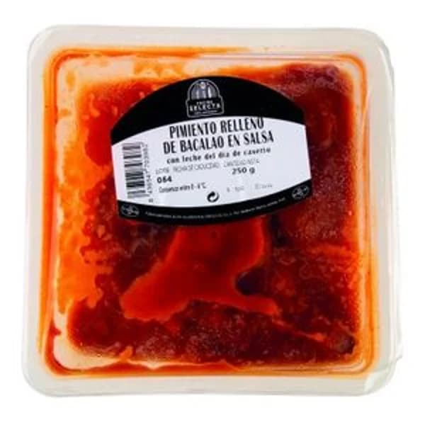 Pimientos rellenos de bacalao 250 g - 1 ud - Imagen del producto en Findit