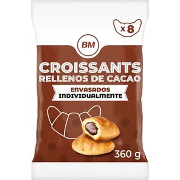 Croissant relleno de cacao 360 g - 0.36 kg - Imagen del producto en Findit