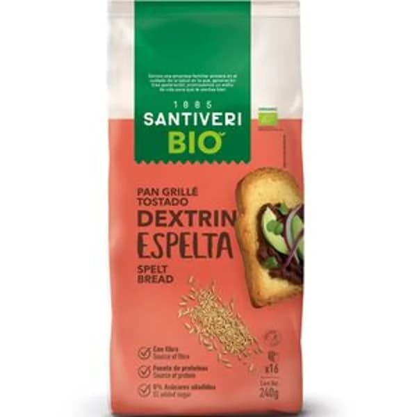 Pan grillé de espelta tostado 240 g - 0.24 kg - Imagen del producto en Findit