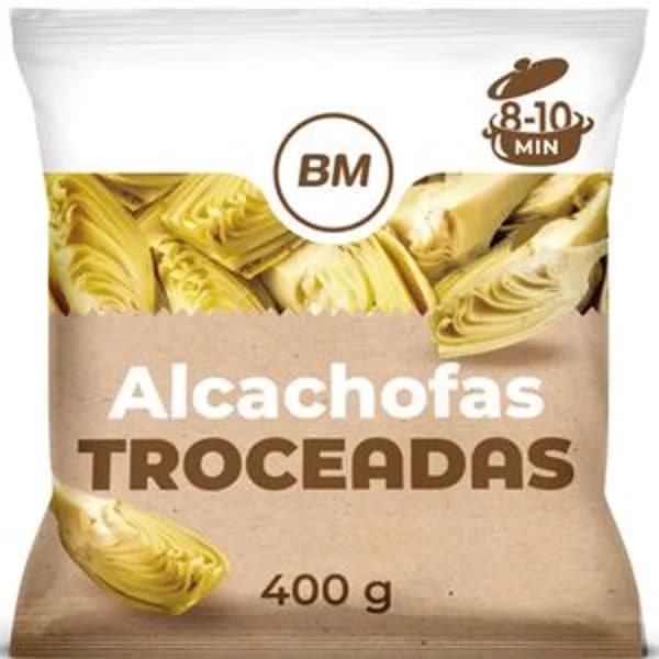 Alcachofas trozeadas 400 g - 0.4 kg - Imagen del producto en Findit