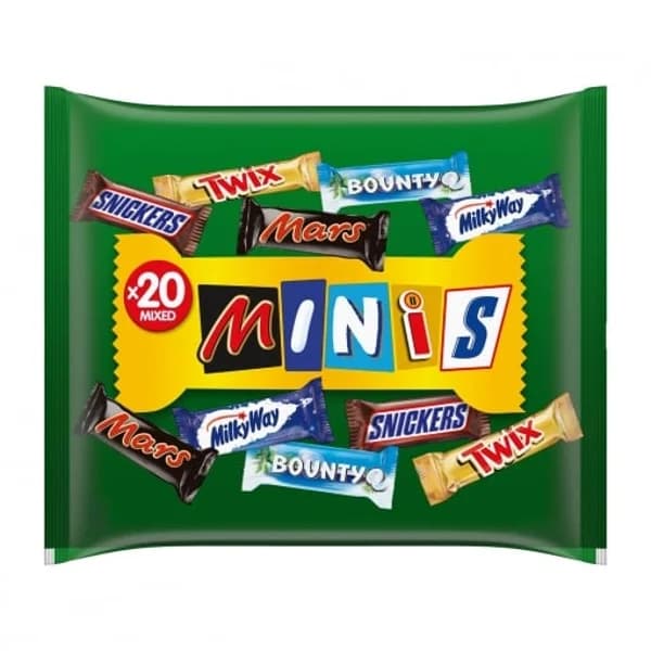 Chocolatinas surtidas Mars Minis 400 g. - 0.4 kg - Imagen del producto en Findit