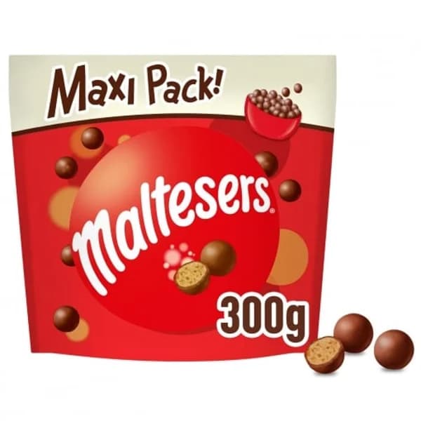 Bolitas de leche malteada con chocolate con leche Maltesers 300 g. - 0.3 kg - Imagen del producto en Findit