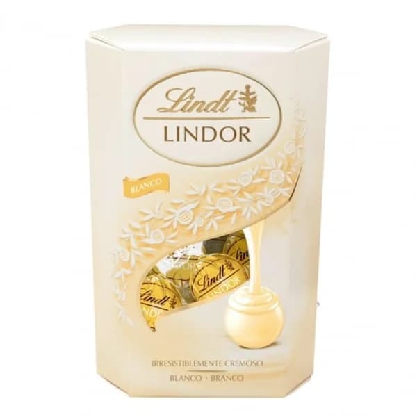 Bombones de chocolate blanco Lindt Lindor 200 g. - 0.2 kg - Imagen del producto en Findit