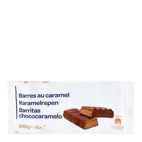 Barritas de chocolate rellenas de caramelo 240 g. - 0.24 kg - Imagen del producto en Findit
