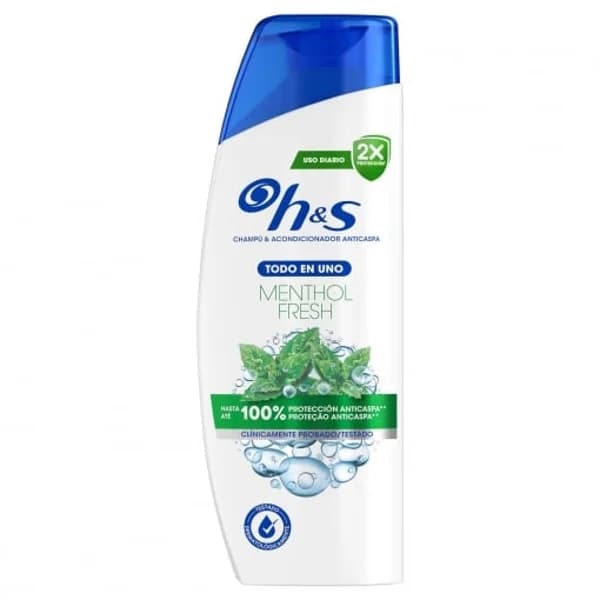 Champú y acondicionador anticaspa menthol fresh H&S 300 ml. - 1 ud - Imagen del producto en Findit