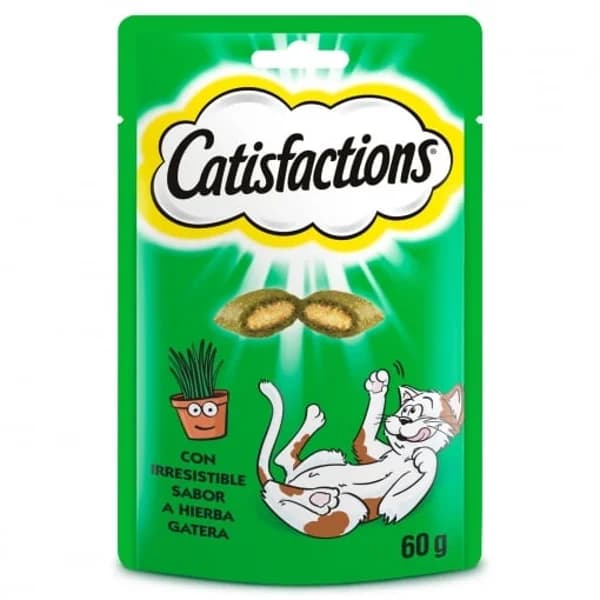 Snacks hierba gatera para gatos Catisfactions 60 g. - 0.06 kg - Imagen del producto en Findit