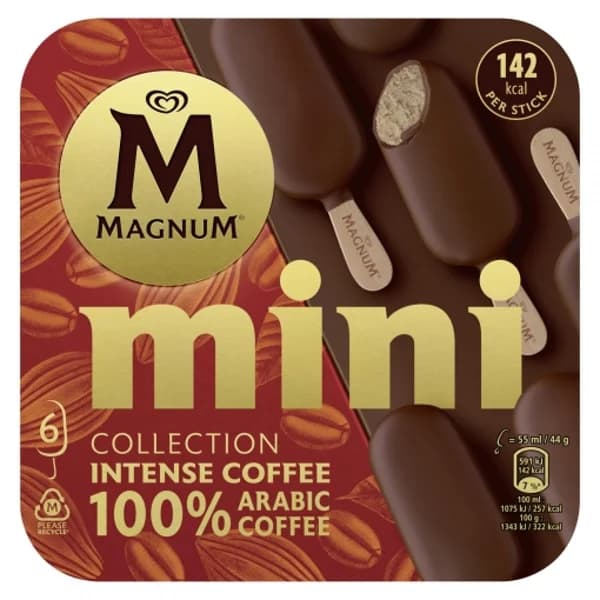 Mini Bombón helado Coffee Magnum 6 ud. - 6.01 ud - Imagen del producto en Findit