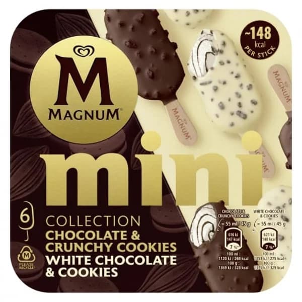 Magnum Mini Cookie Manía 6 ud. - 1 ud - Imagen del producto en Findit