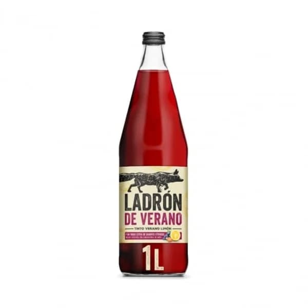 Tinto de verano Ladrón de Verano con limón botella 1 l. - 1 l - Imagen del producto en Findit
