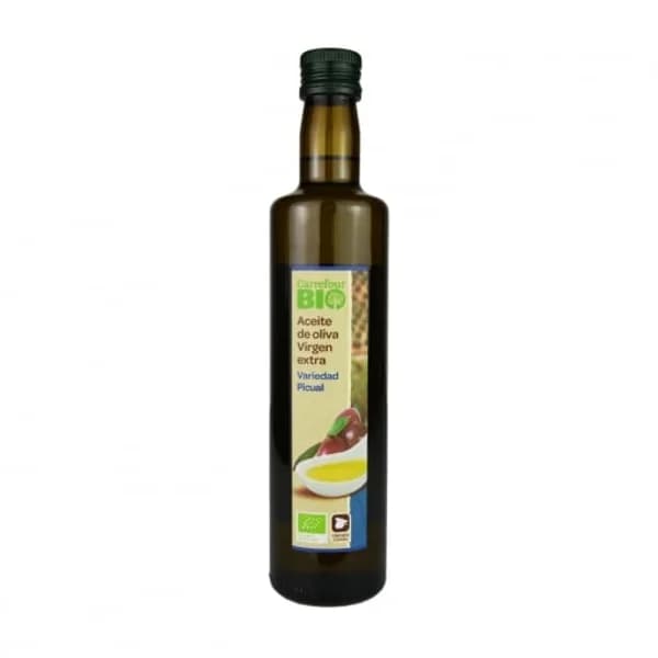 Aceite de oliva virgen extra variedad picual ecológico Carrefour Bio 500 ml. - 0.5 l - Imagen del producto en Findit