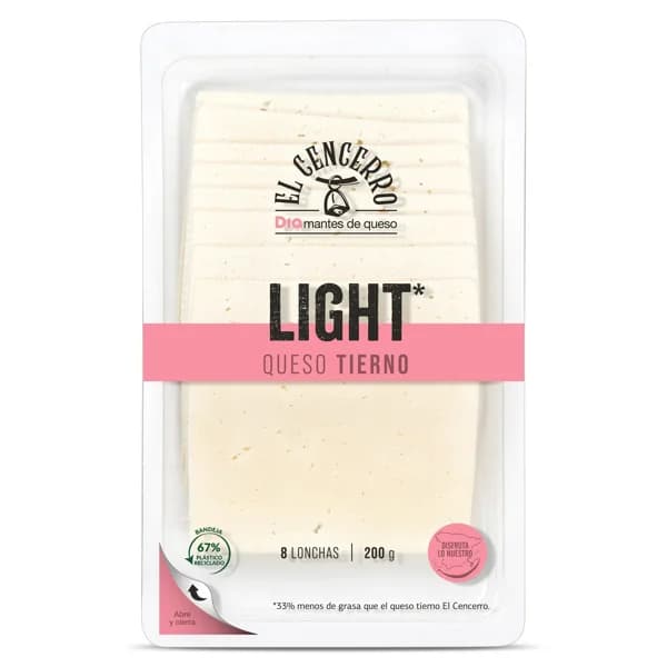 Queso tierno light El Cencerro de Dia sobre 200 g - 1 ud - Imagen del producto en Findit