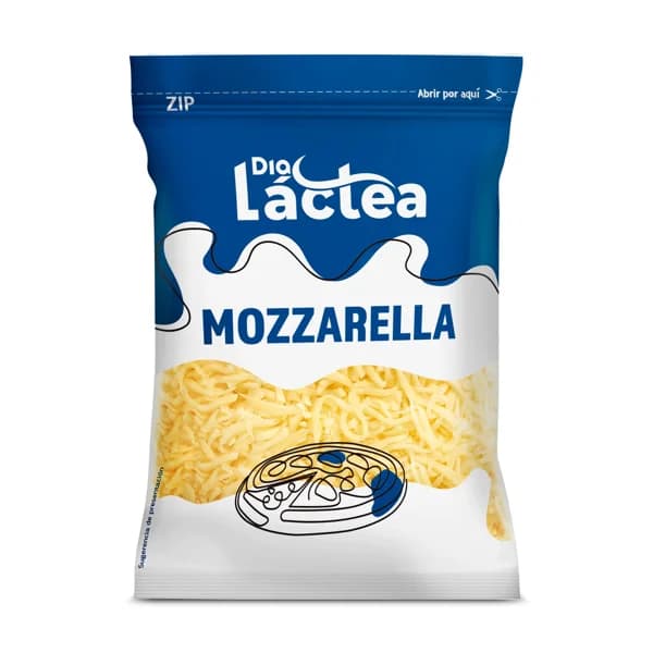 Queso mozzarella rallado Dia Láctea bolsa 200 g - 0.2 kg - Imagen del producto en Findit