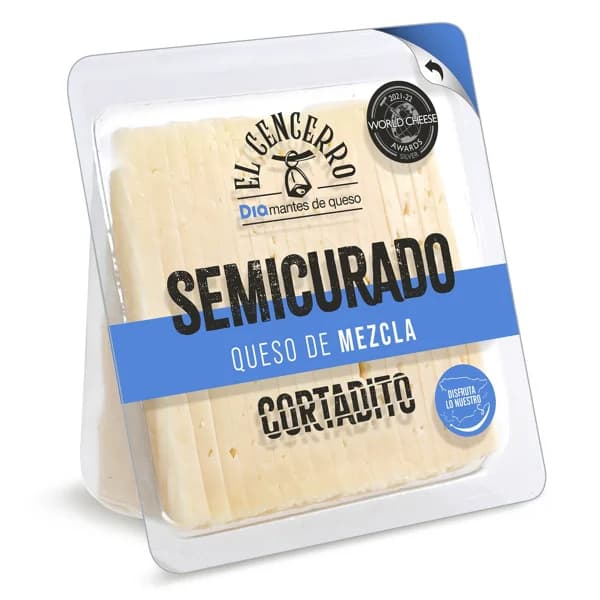 Queso semicurado cortado El Cencerro de Dia 250 g - 0.25 kg - Imagen del producto en Findit