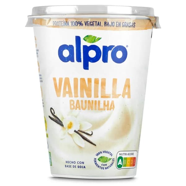 Postre de soja sabor vainilla Alpro vaso 400 g - 0.4 kg - Imagen del producto en Findit
