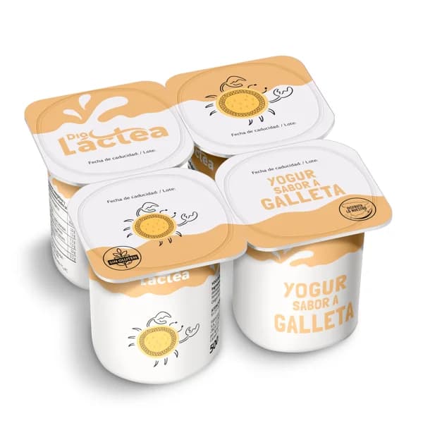 Yogur sabor galleta Dia Láctea pack 4 x 125 g - 0.5 kg - Imagen del producto en Findit