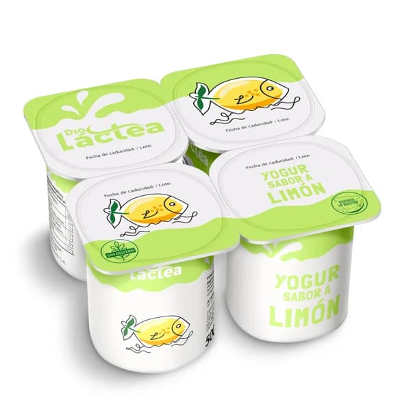 Yogur sabor limón Dia Láctea pack 4 x 125 g - 0.5 kg - Imagen del producto en Findit