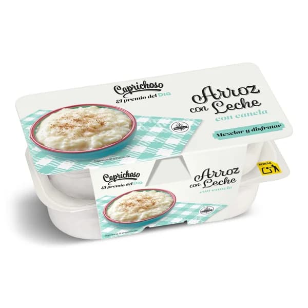 Arroz con leche con canela Caprichoso Dia pack 4 x 125 g - 1 ud - Imagen del producto en Findit