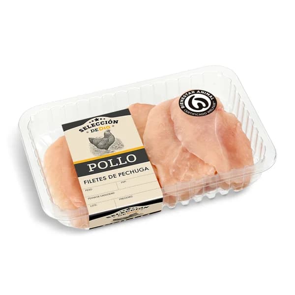 Filetes de pechuga de pollo Selección de Dia bandeja 550 g aprox. - 0.55 kg - Imagen del producto en Findit