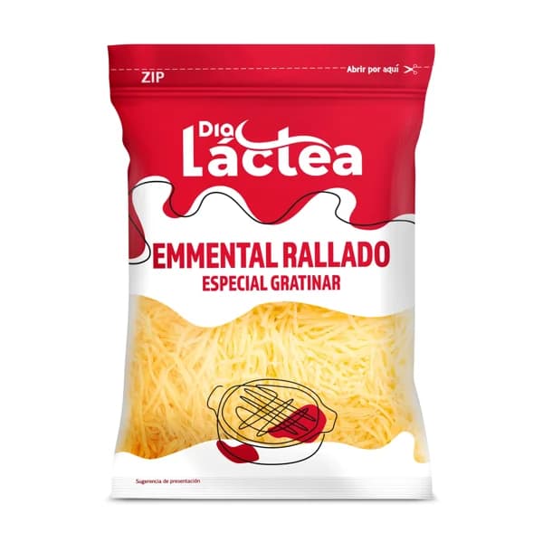 Queso emmental rallado Dia Láctea bolsa 200 g - 0.2 kg - Imagen del producto en Findit