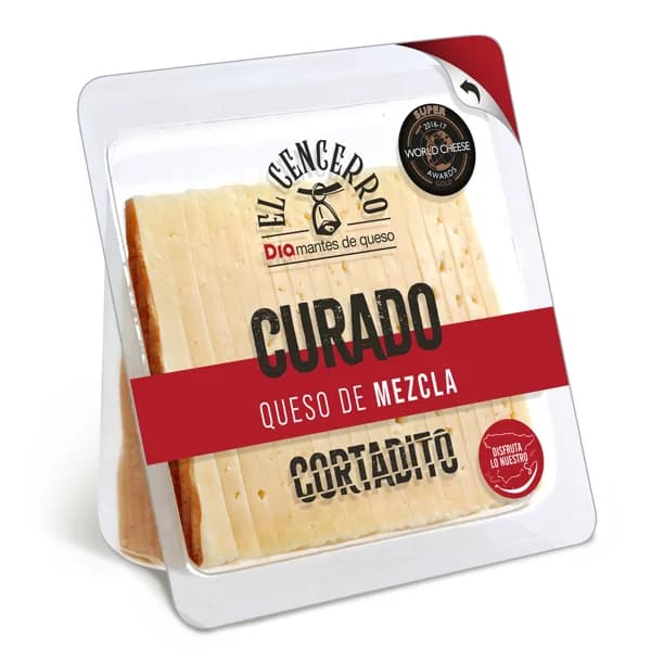 Queso curado cortado El Cencerro de Dia 250 g - 0.25 kg - Imagen del producto en Findit