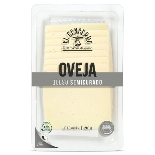 Queso semicurado de oveja El Cencerro de Dia sobre 200 g - 1 ud - Imagen del producto en Findit
