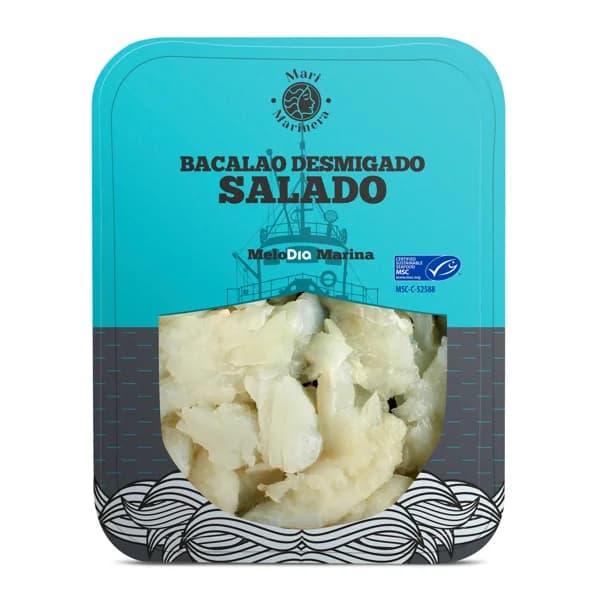 Bacalao desmigado salado MSC Mari Marinera de Dia bandeja 250 g - 0.25 kg - Imagen del producto en Findit