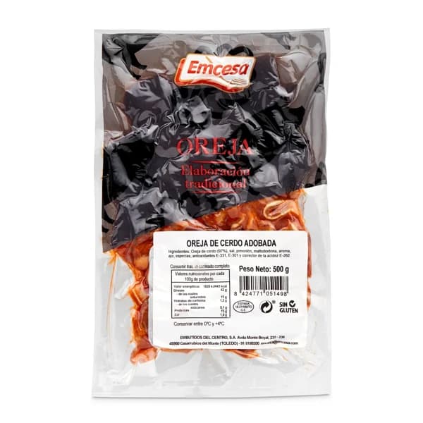 Oreja de cerdo adobada Emcesa bolsa 500 g - 0.5 kg - Imagen del producto en Findit