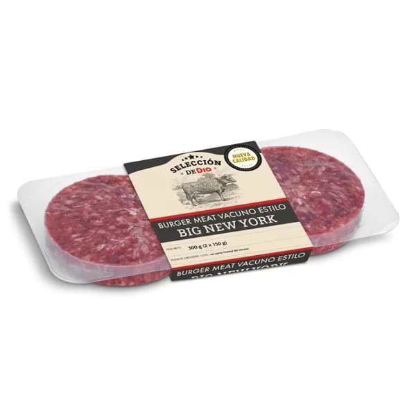 Burger meat big new york Selección de Dia bandeja 300 g - 0.28 kg - Imagen del producto en Findit