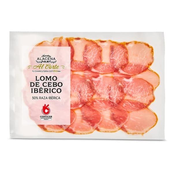 Lomo de cebo ibérico 50% Nuestra Alacena de Dia bandeja 80 g - 0.08 kg - Imagen del producto en Findit
