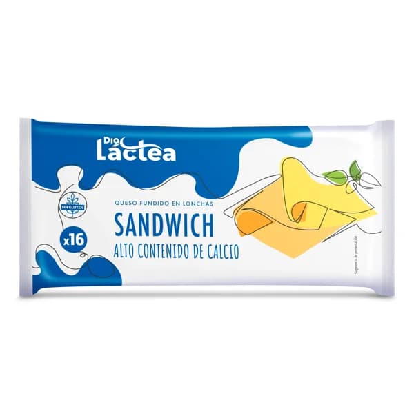 Queso fundido sándwich Dia Láctea bolsa 300 g - 1 ud - Imagen del producto en Findit