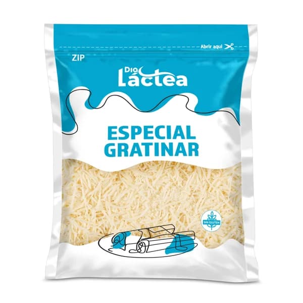 Queso especial gratinar rallado Dia Láctea bolsa 200 g - 0.2 kg - Imagen del producto en Findit