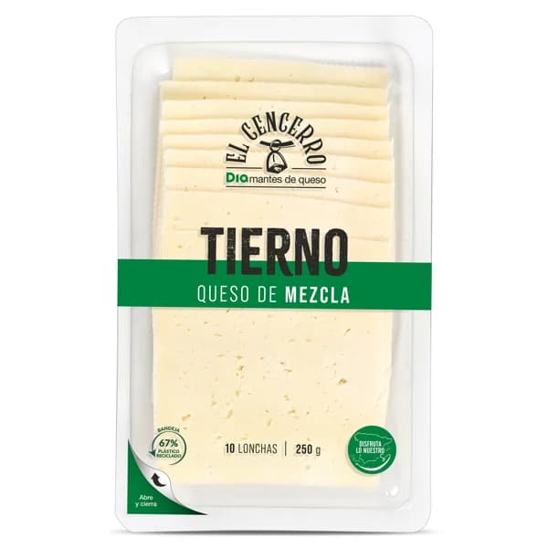 Queso tierno El Cencerro de Dia sobre 250 g - 1 ud - Imagen del producto en Findit