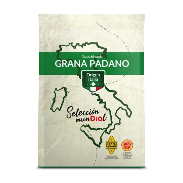 Queso grana padano rallado Selección Mundial de Dia bolsa 100 g - 0.1 kg - Imagen del producto en Findit