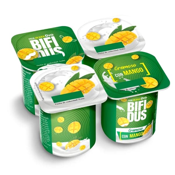 Cremoso con mango Bífidus Dia pack 4 x 125 g - 0.5 kg - Imagen del producto en Findit