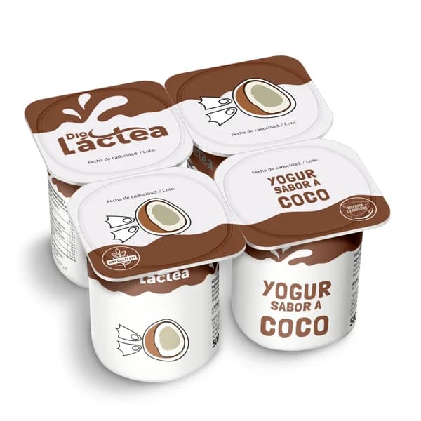 Yogur sabor coco Dia Láctea pack 4 x 125 g - 0.5 kg - Imagen del producto en Findit