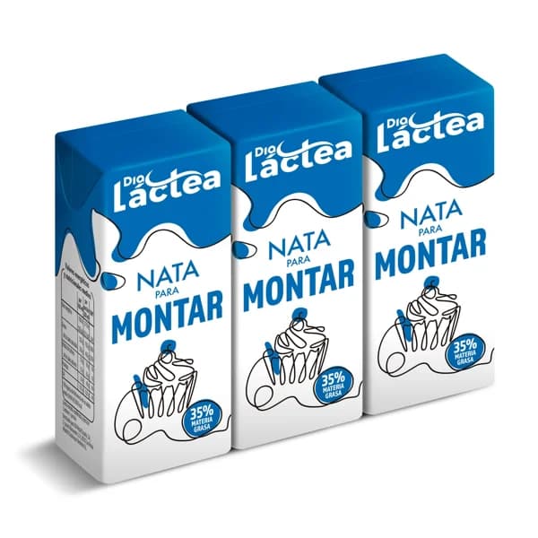 Nata para montar Dia lactea brik 3 x 200 ml - 0.6 l - Imagen del producto en Findit